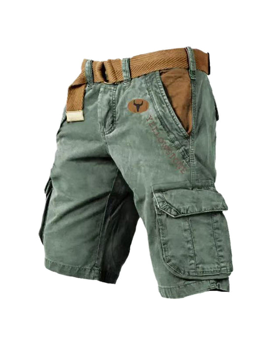 Men's multi-pocket tactical shorts