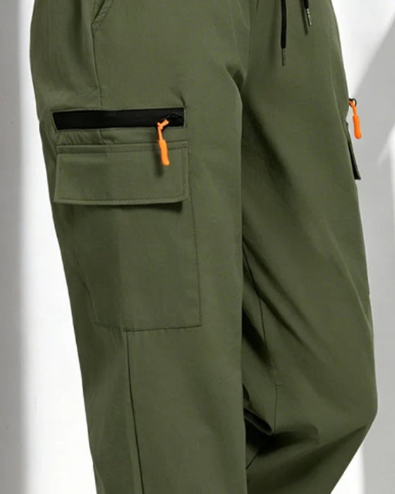 Drawstring Loose Casual Cargo Pants