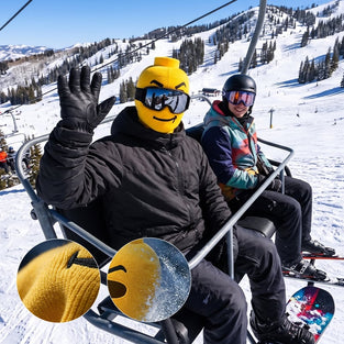 Funny ski headgear