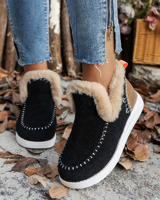 ❄️Women's Winter Non-Slip Faux Fur Warm Ankle Boots