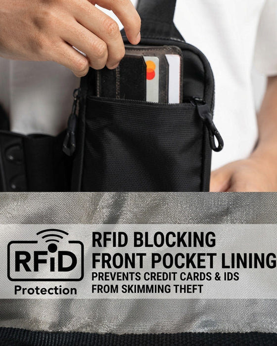 Anti-Theft Everyday Sling Bag – Lightweight Crossbody Travel Pack