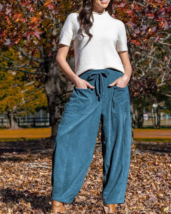 Women’s Corduroy Wide Leg Pants
