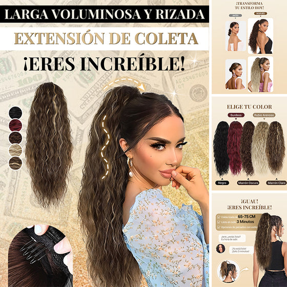 Long Voluminous And Curly Hair Extension