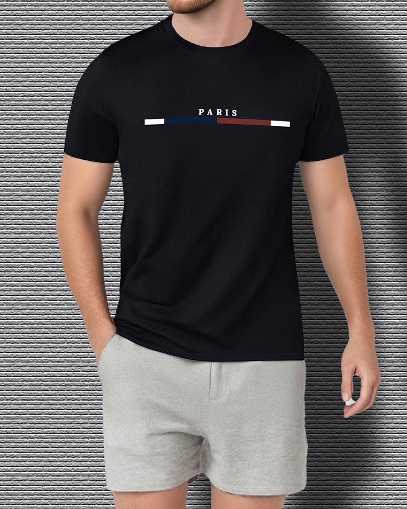 Quick Dry Crew Neck Short Sleeve T-Shirt