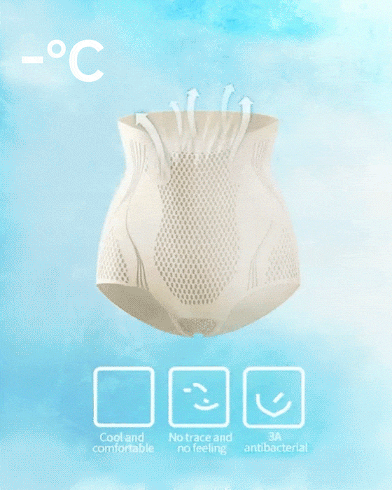 Fat Burning Lce Silk Lonic Fiber Shaping Shorts