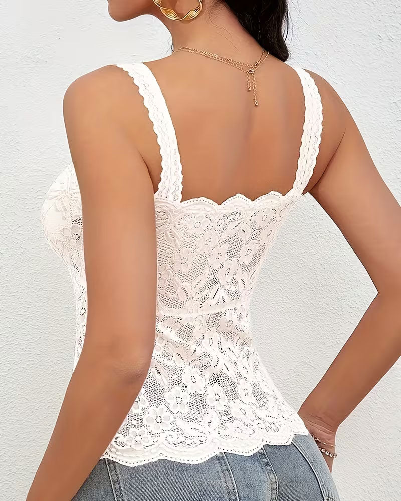 Solid Color Bandeau  Camis Top