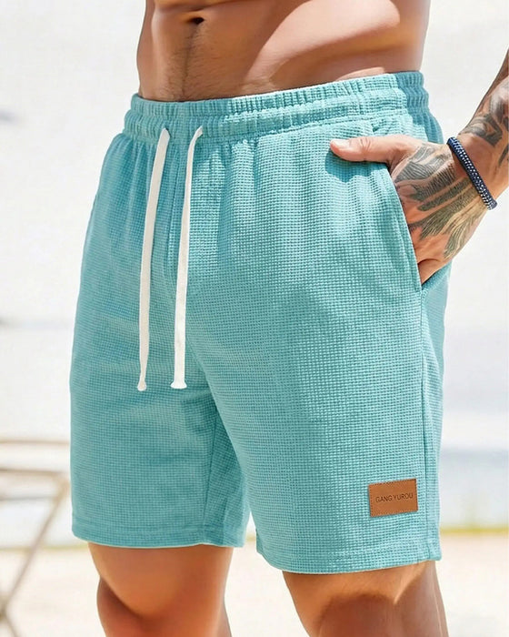 Men’s Waffle Casual Shorts