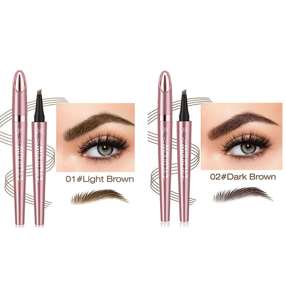Four-claw liquid eyebrow pencil