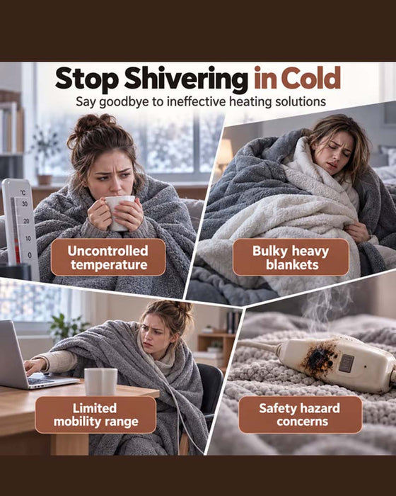 USB Heated Scarf with 3 Heat Levels