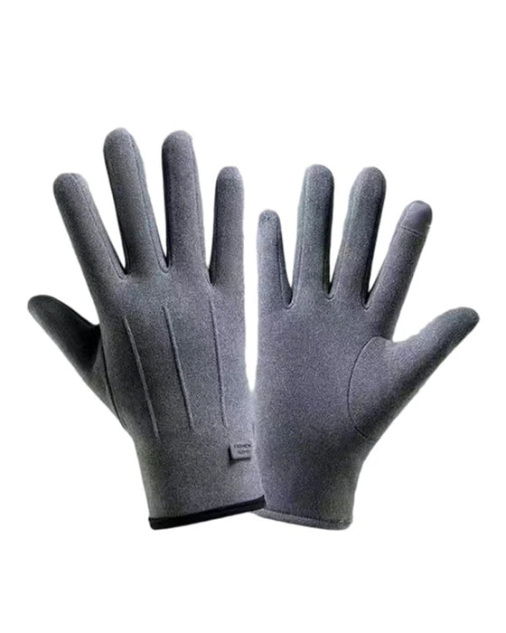 Warm And Windproof Gloves With Touchscreen Function And Anti-Slip Grip