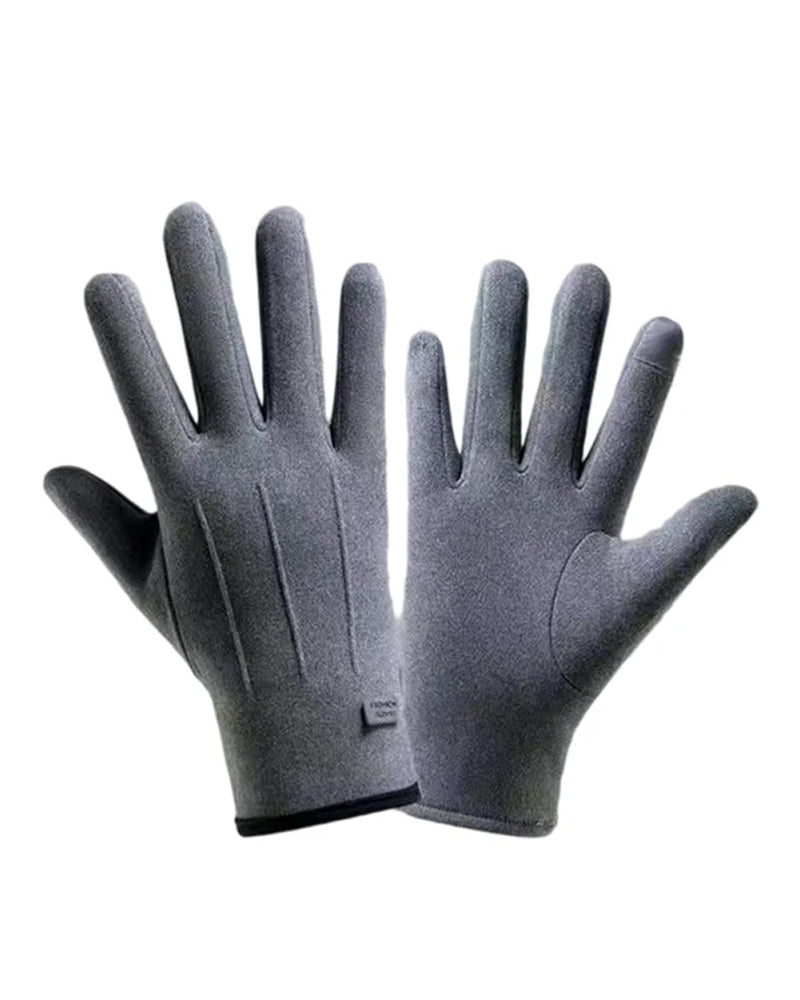 Warm And Windproof Gloves With Touchscreen Function And Anti-Slip Grip