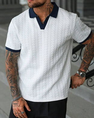 Men's Jacquard Knit Shirt
