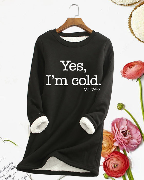 English Printed Pullover Sweatshirt