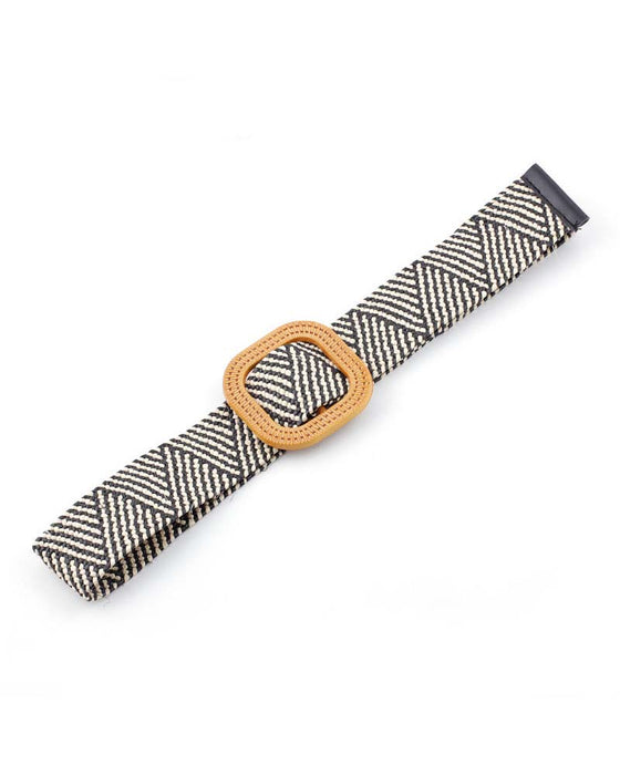 Boho Style Buckle Elastic Belt