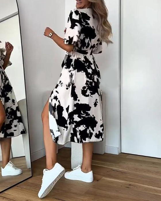Fashionable Sexy Slit Dress