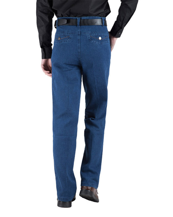 Men's Classic Straight Fit Stretch Jeans