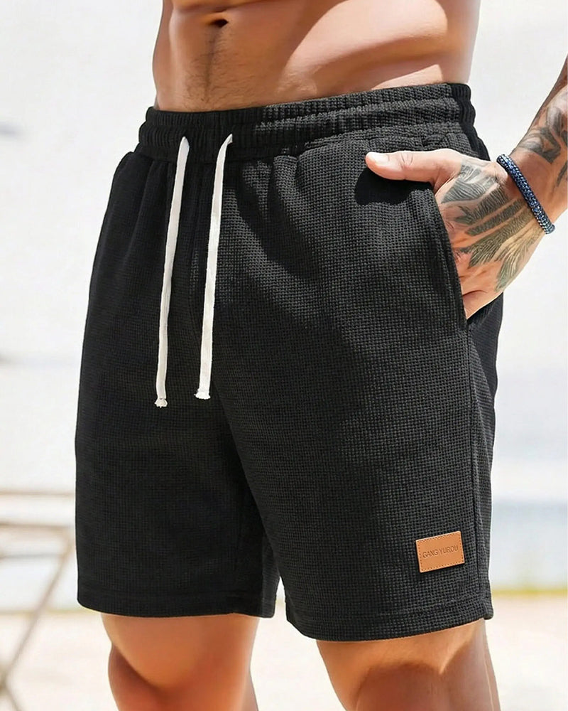 Men’s Waffle Casual Shorts