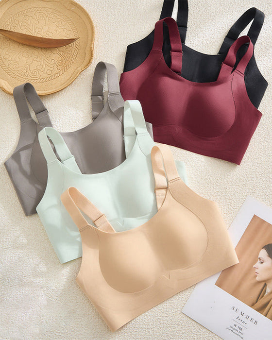 Thin And Wireless Bra With Bunny Ear Cups