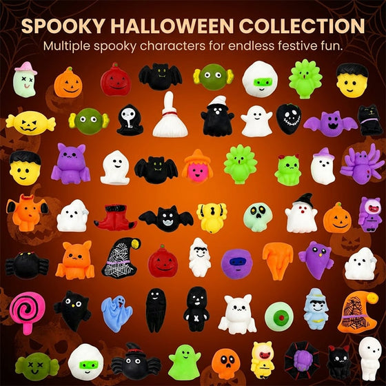 Halloween Squishies Stress Relief Toy Set