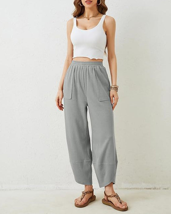 Women’S Harem Barrel Wide Leg Pants