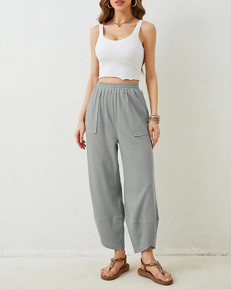Women’S Harem Barrel Wide Leg Pants