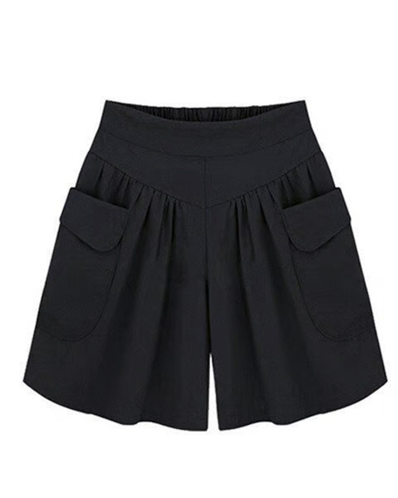 Loose High-Waisted Slimming Shorts