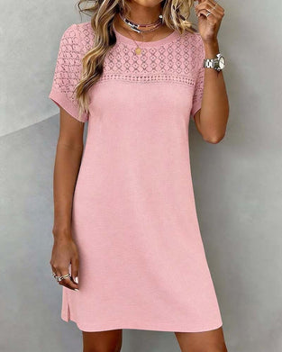 Sweet Lace Patchwork Dress