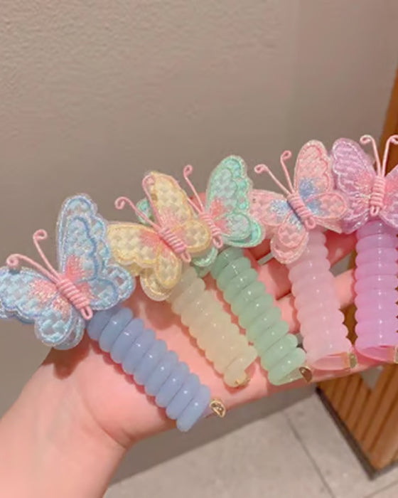 Butterfly Telephone Wire Hair Bands