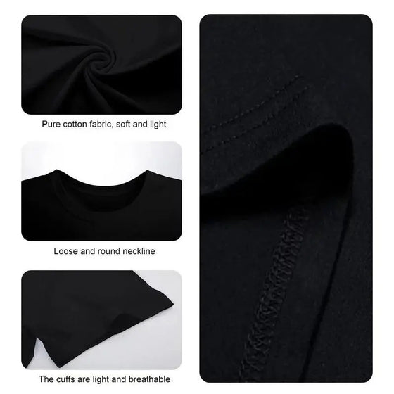 Men's Back Letter Print T-Shirt