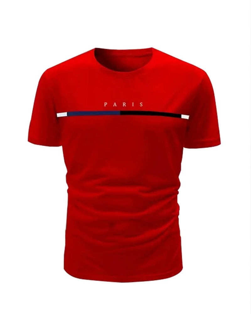 Quick Dry Crew Neck Short Sleeve T-Shirt