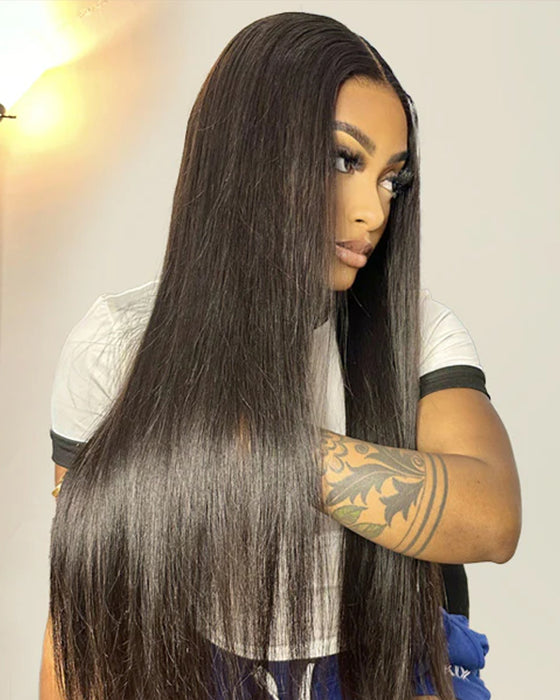 Silky Straight Easy Wear Go Glueless Wigs Pre