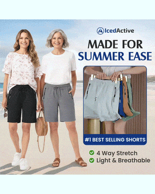 Elastic Waist Drawstring Quick Dry Shorts
