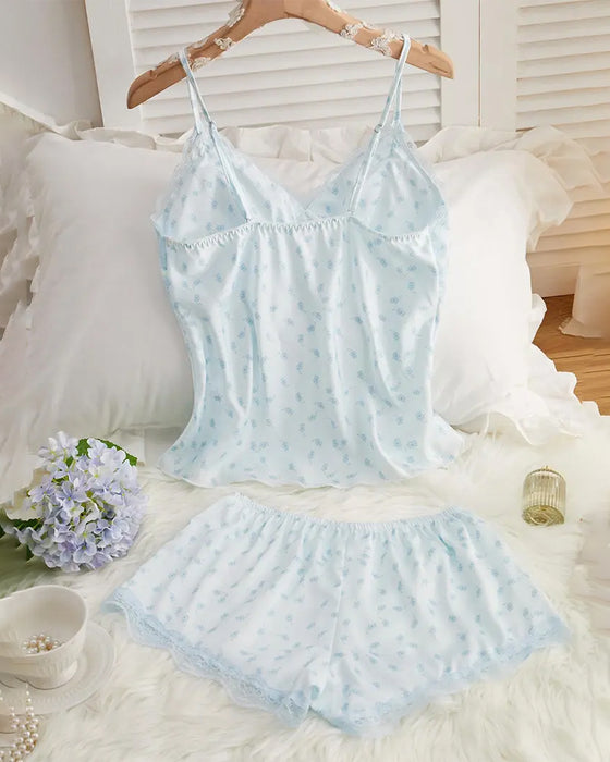 Sexy Lace Trim Lingerie Sleepwear
