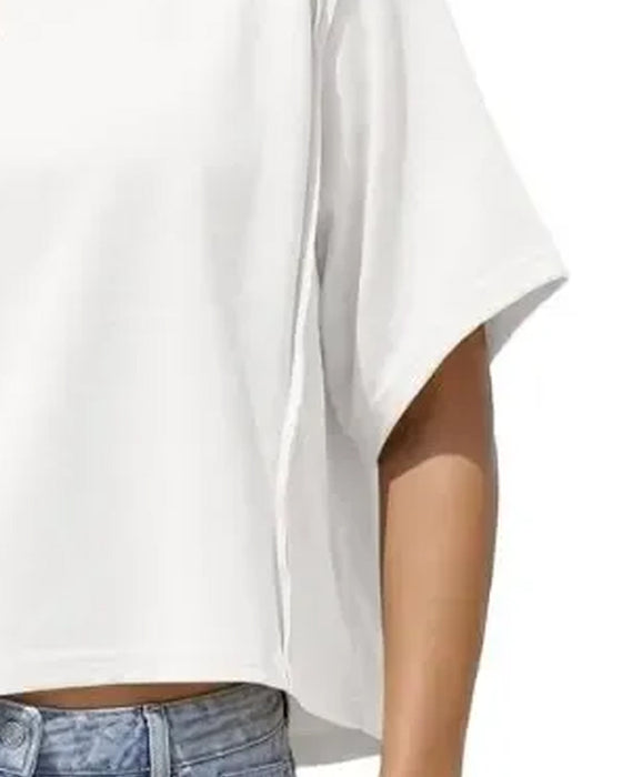 Short Drop Shoulder Loose T-Shirts