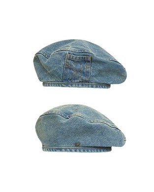 Women'sVintage Denim Beret