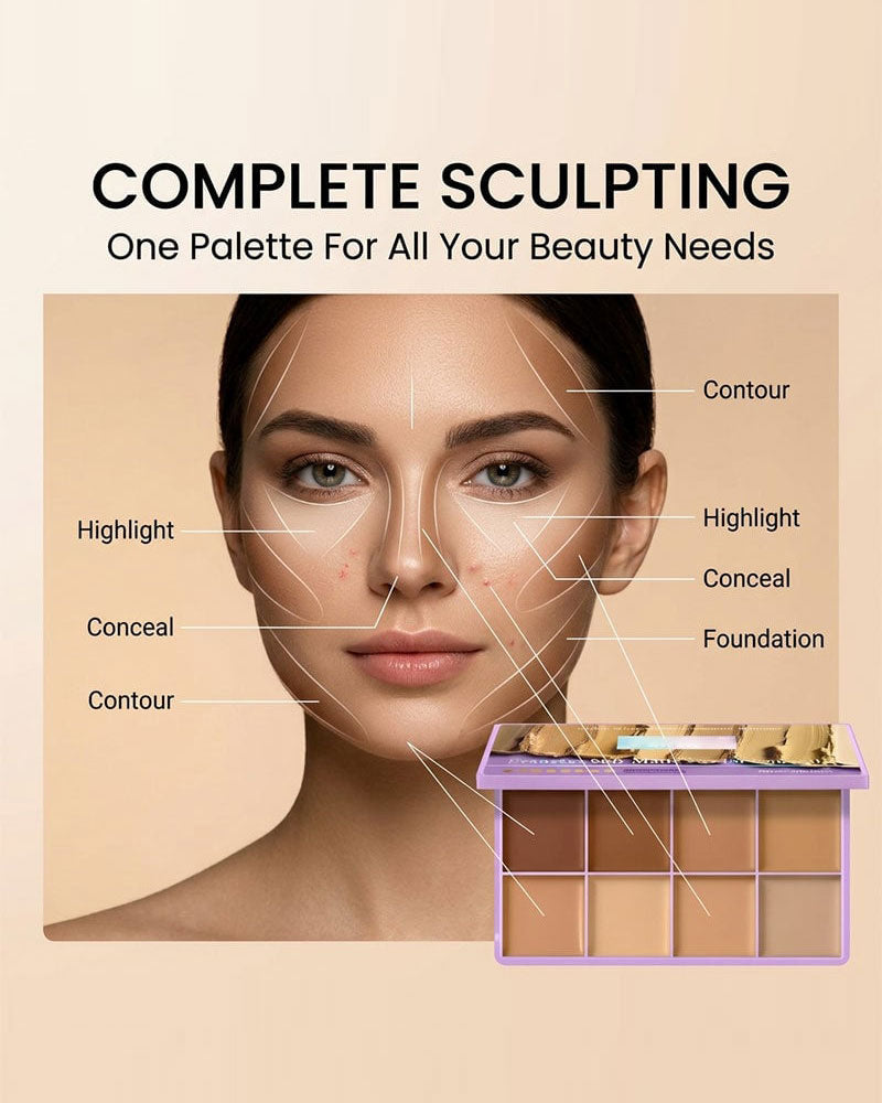 8-Color Concealer Palette