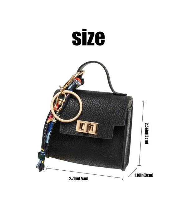 Mini Square Bag Pendant Keychain