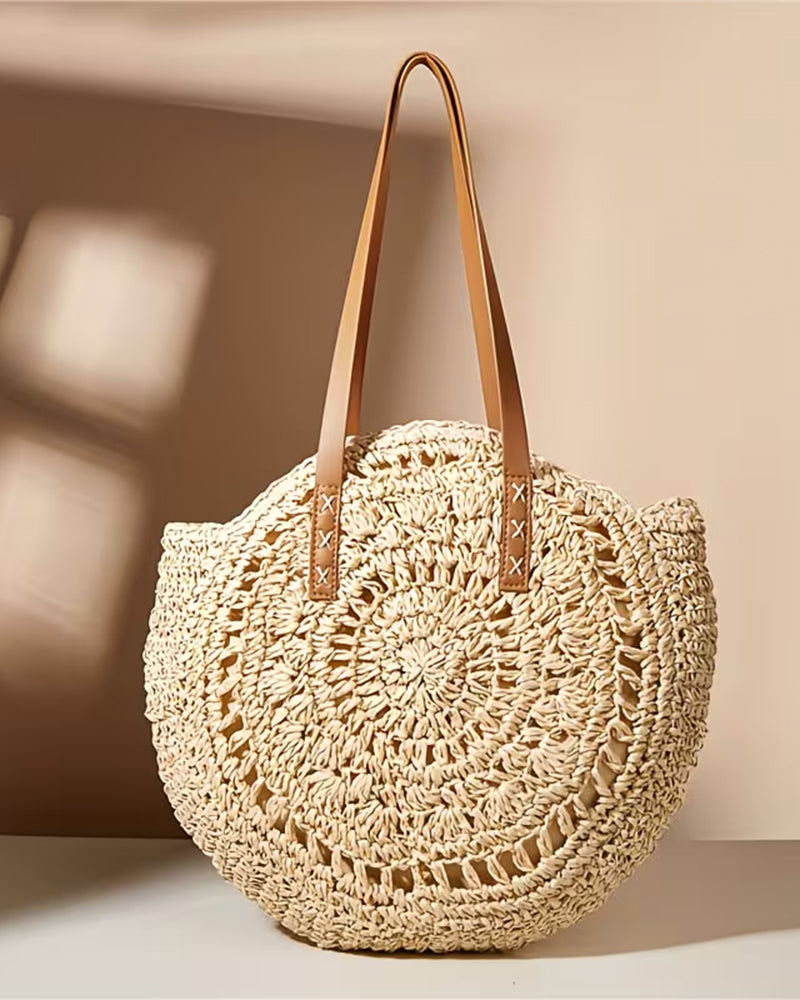 Handwoven Straw Bag