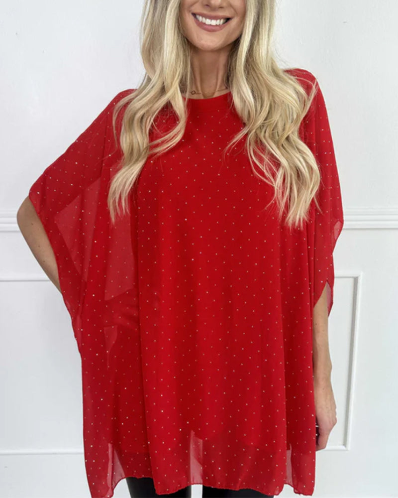 Batwing Sleeve Fashion Shirt