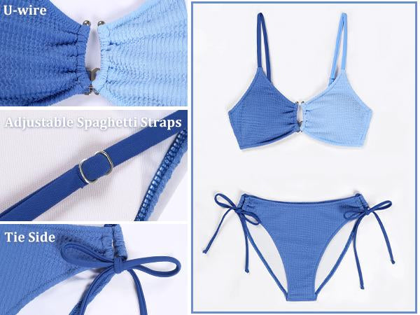 Women's Sexy Cheeky High Cut Bikini