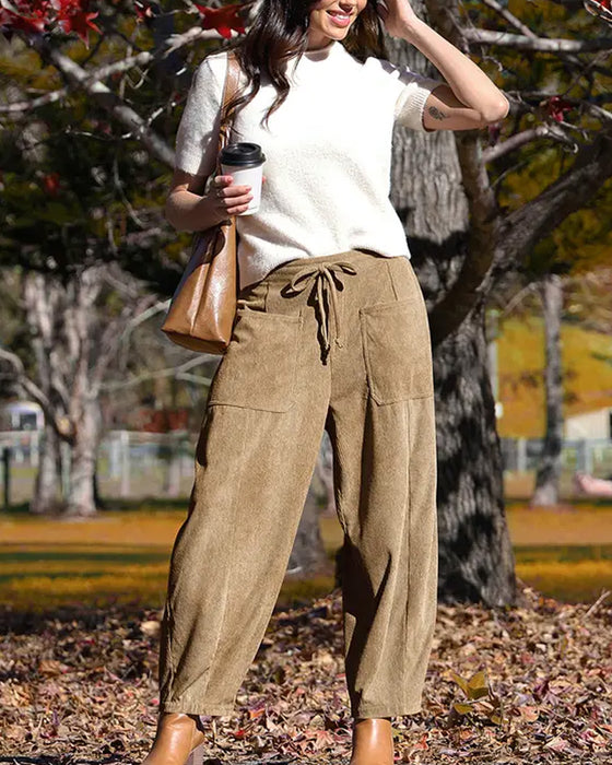 Women’s Corduroy Wide Leg Pants