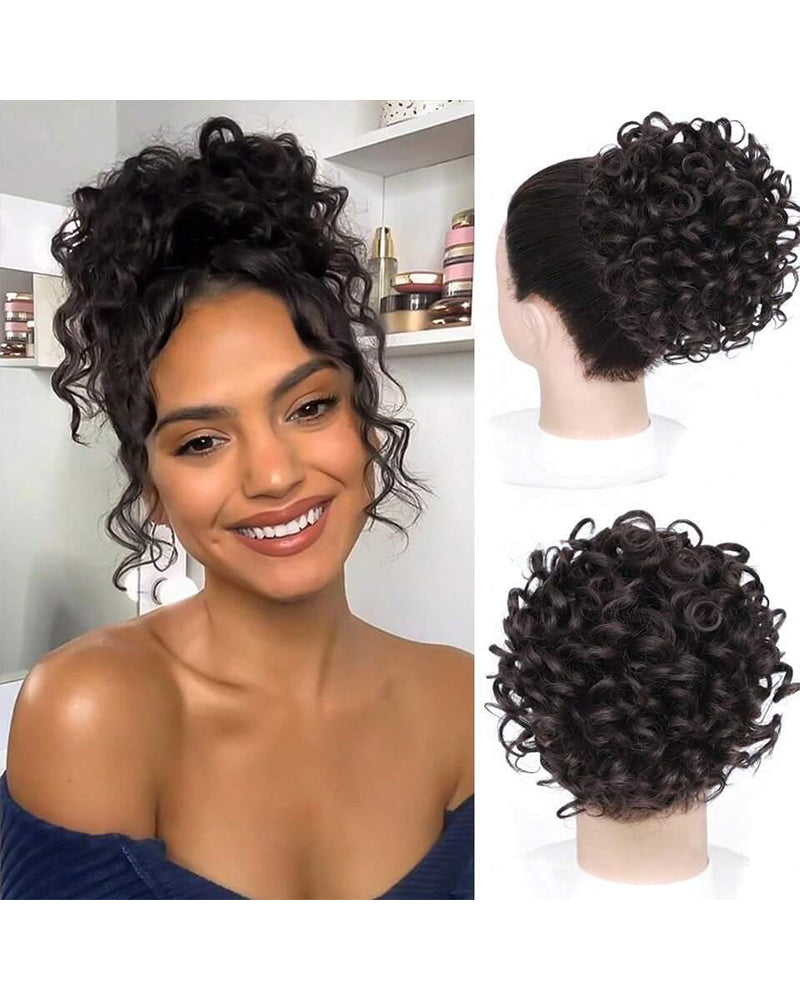 Drawstring Elastic Wave Wig