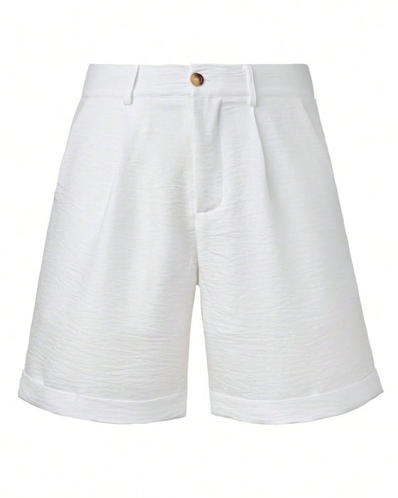 Men's Casual Solid Color Shorts