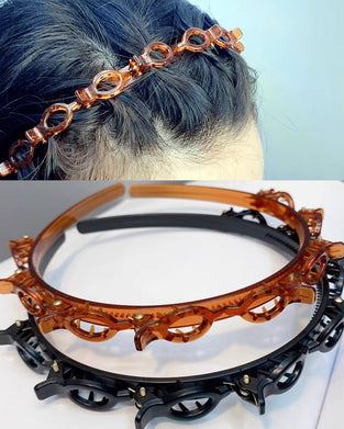 Hairstyle Headband With Clips