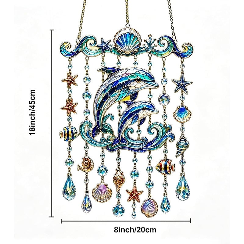 2D Ocean-Themed Wind Chime