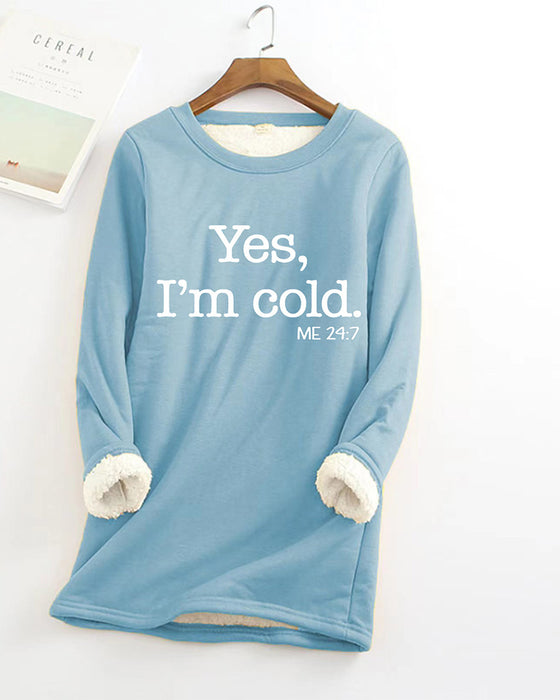 English Printed Pullover Sweatshirt