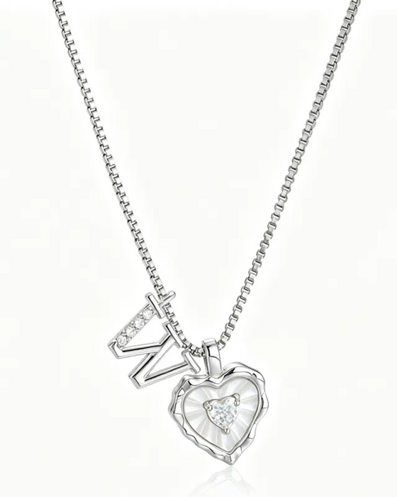 A–Z Micro Pave Letter Pendant Necklace