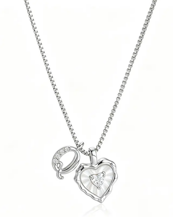 A–Z Micro Pave Letter Pendant Necklace