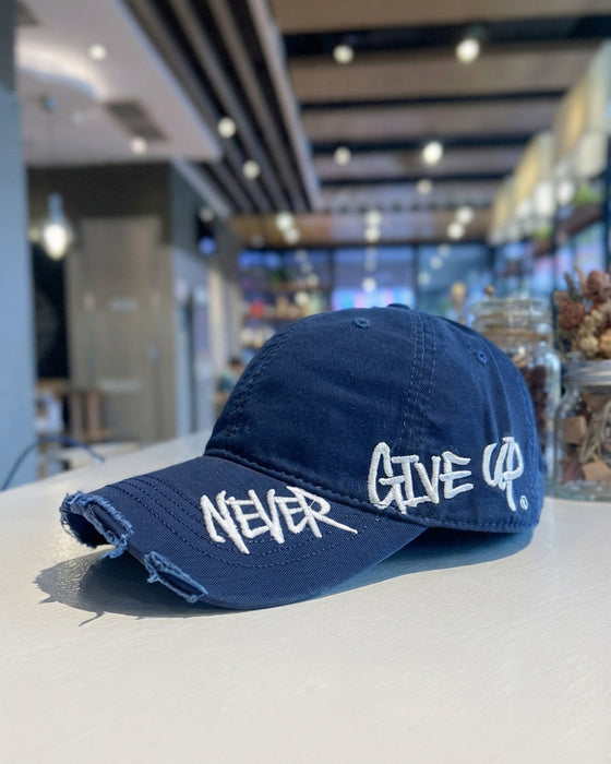 Cool Unisex Distressed Embroidered Hat