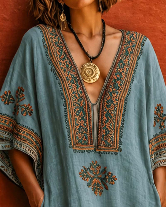 Bohemian Loose Casual Dress